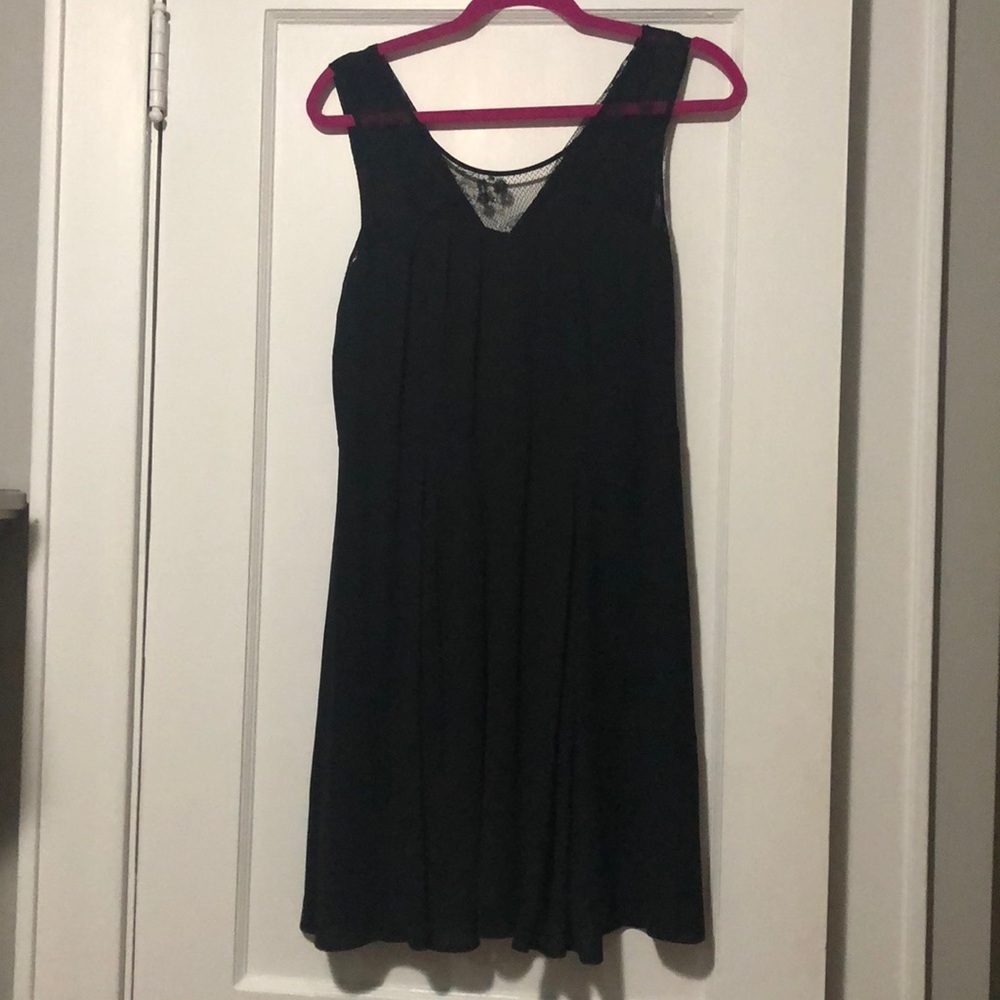 Express Black skater dress